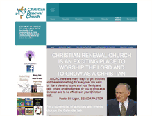 Tablet Screenshot of christianrenewal.org